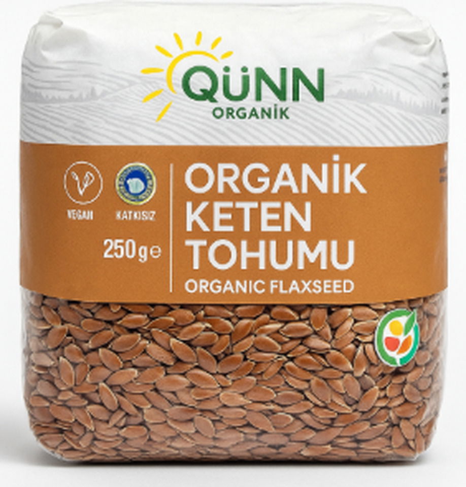 QÜNN ORGANIK KETEN TOHUMU 500GR